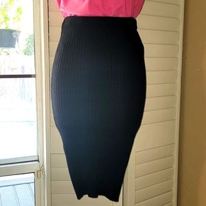 Ribbed Pencil Skirt dress sz Small